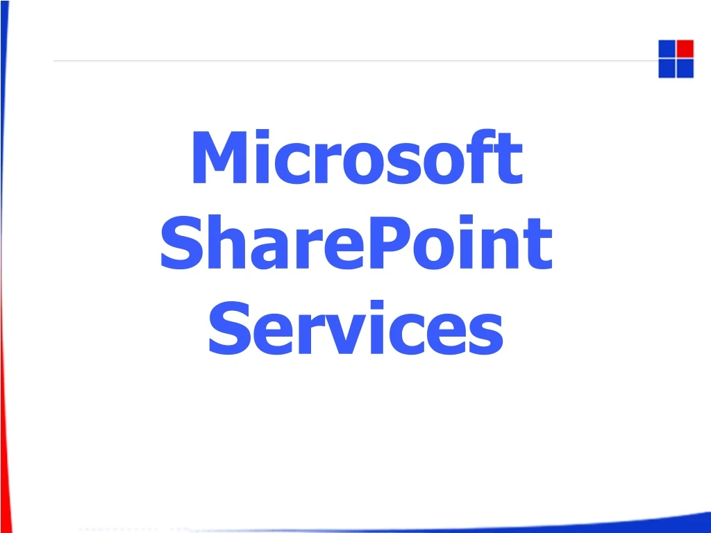 microsoft sharepoint services