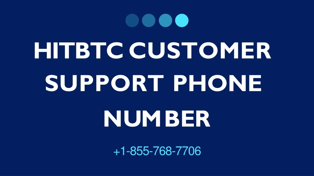 hitbtc customer support phone