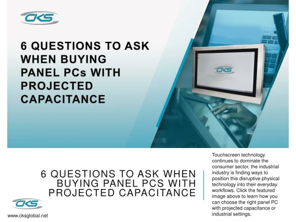 6 Questions to Ask When Buying Panel PCs with Projected Capacitance