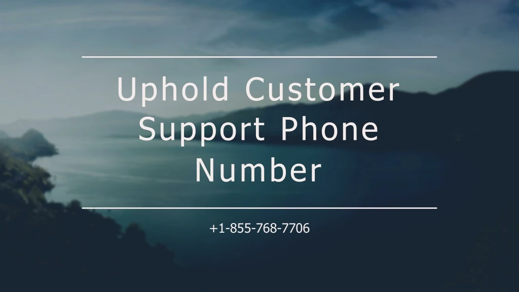 uphold customer support phone number
