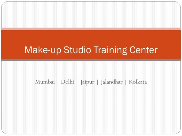 Makeup Academy in India