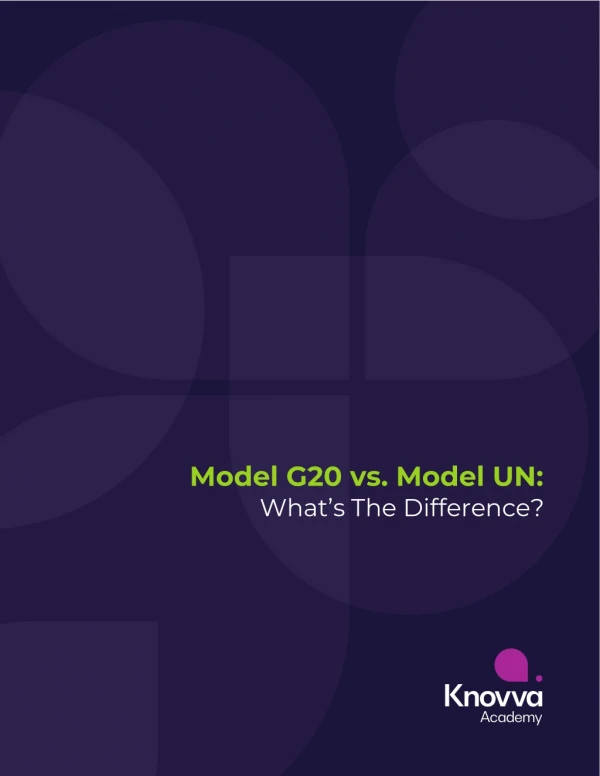 Model G20 vs Model UN