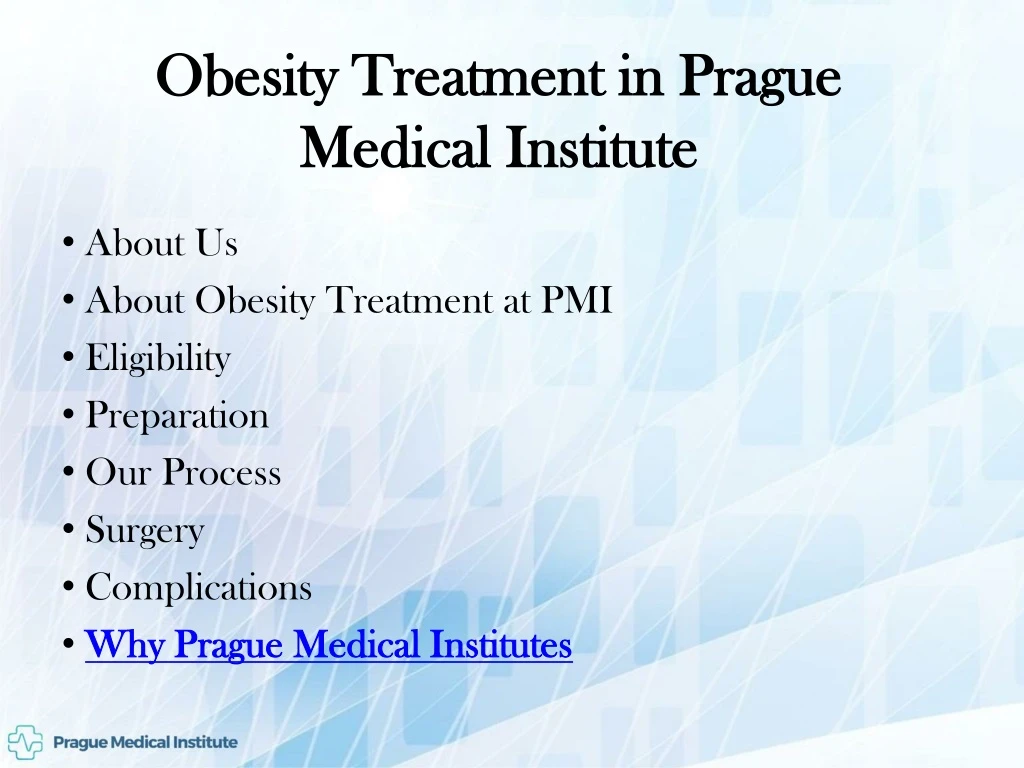 obesity treatment in prague medical institute