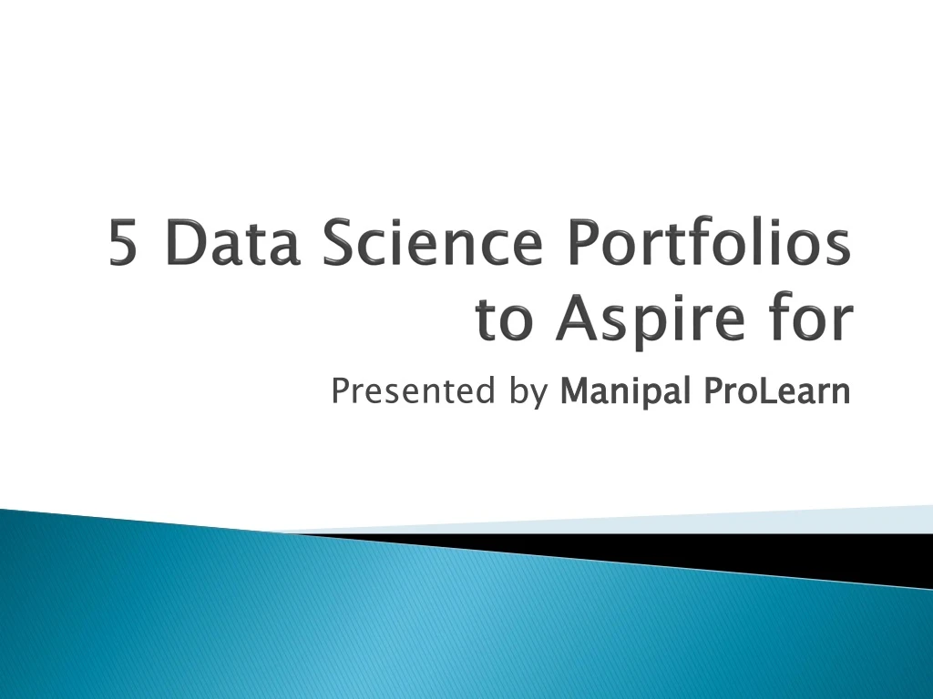 5 data science portfolios to aspire for