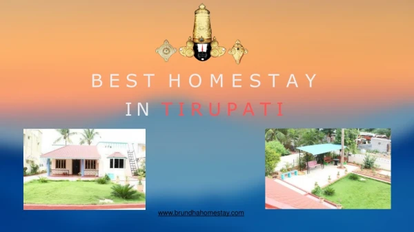 Best homestay in tirupathi