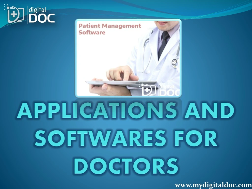 applications and softwares for doctors