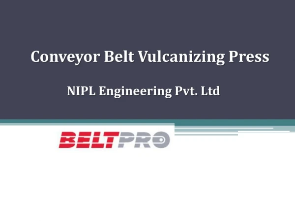 Conveyor Belt Vulcanizing Press