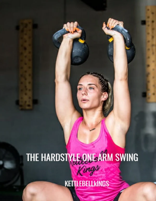 The Hardstyle One Arm Swing | Kettlebell King