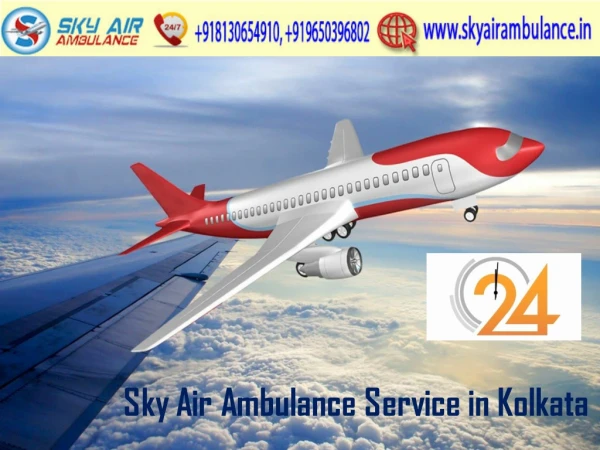 sky air ambulance service in kolkata