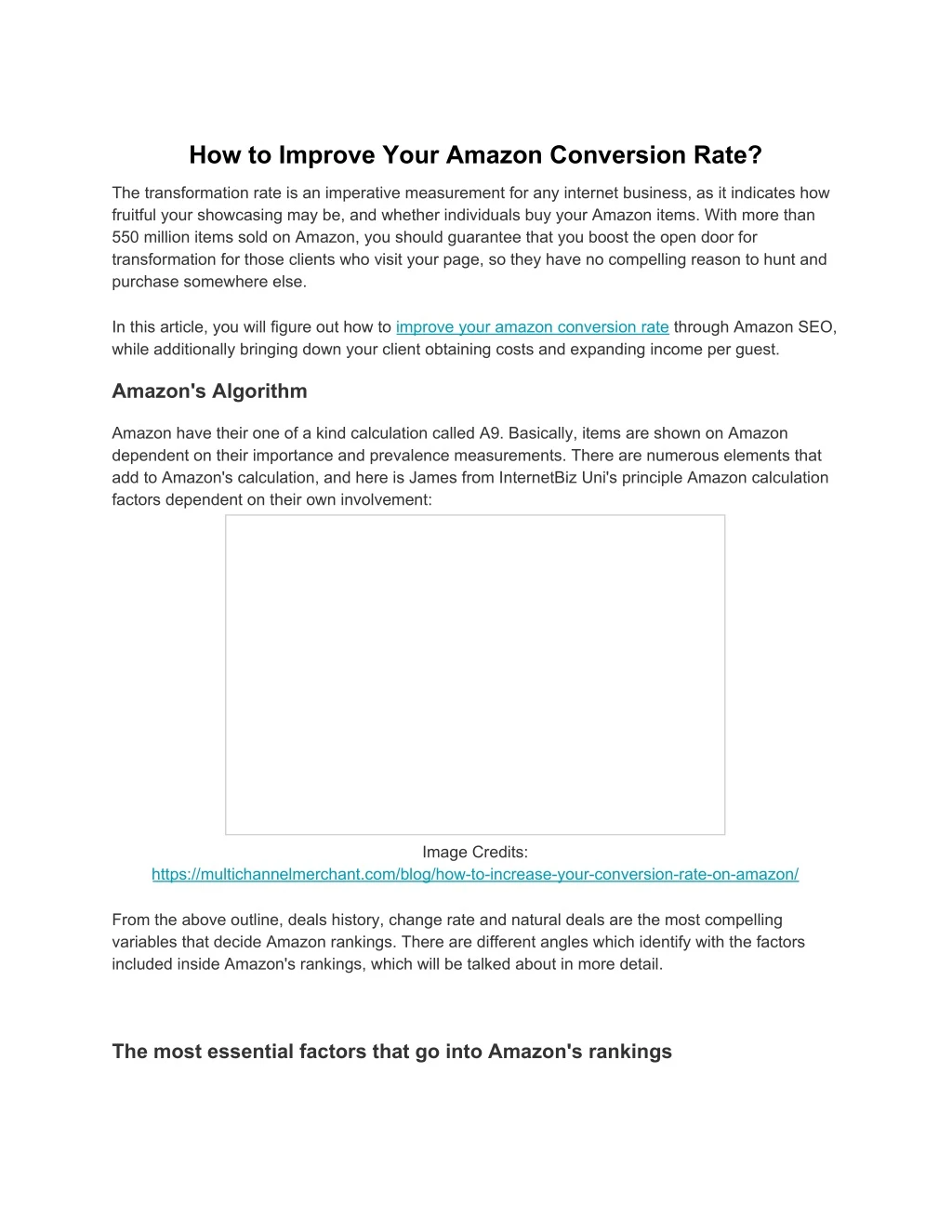 how to improve your amazon conversion rate