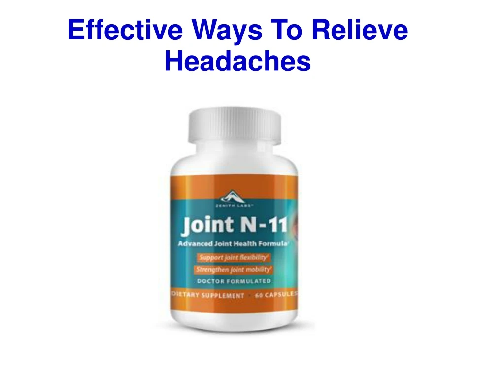effective ways to relieve headaches