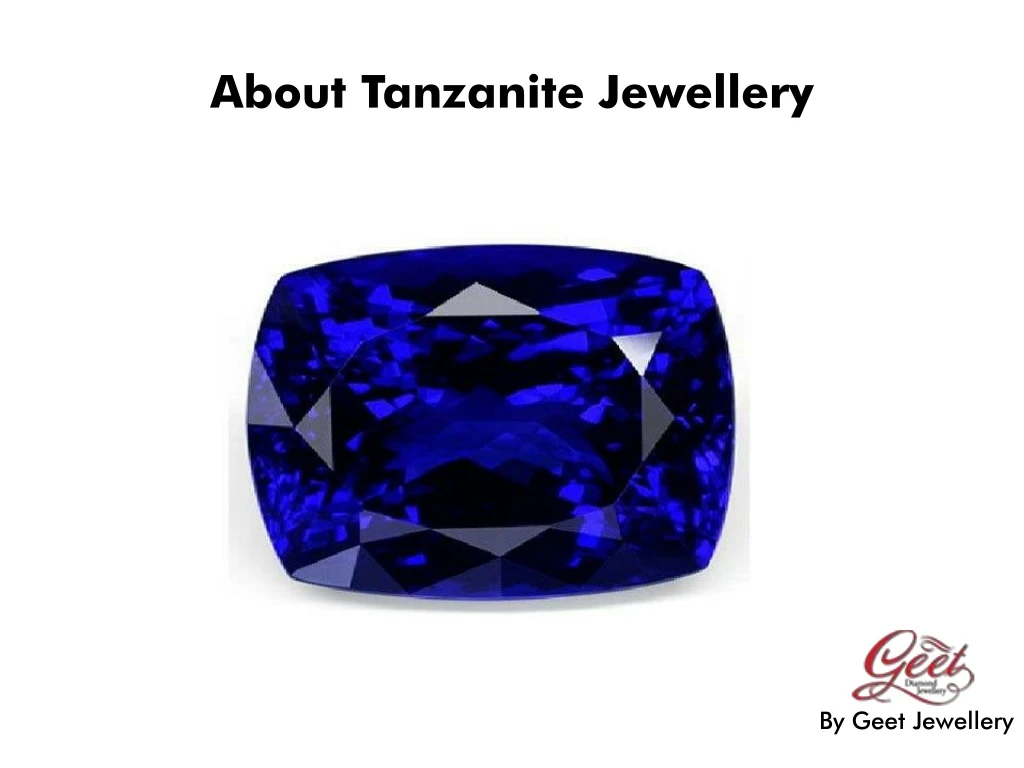 about tanzanite jewellery