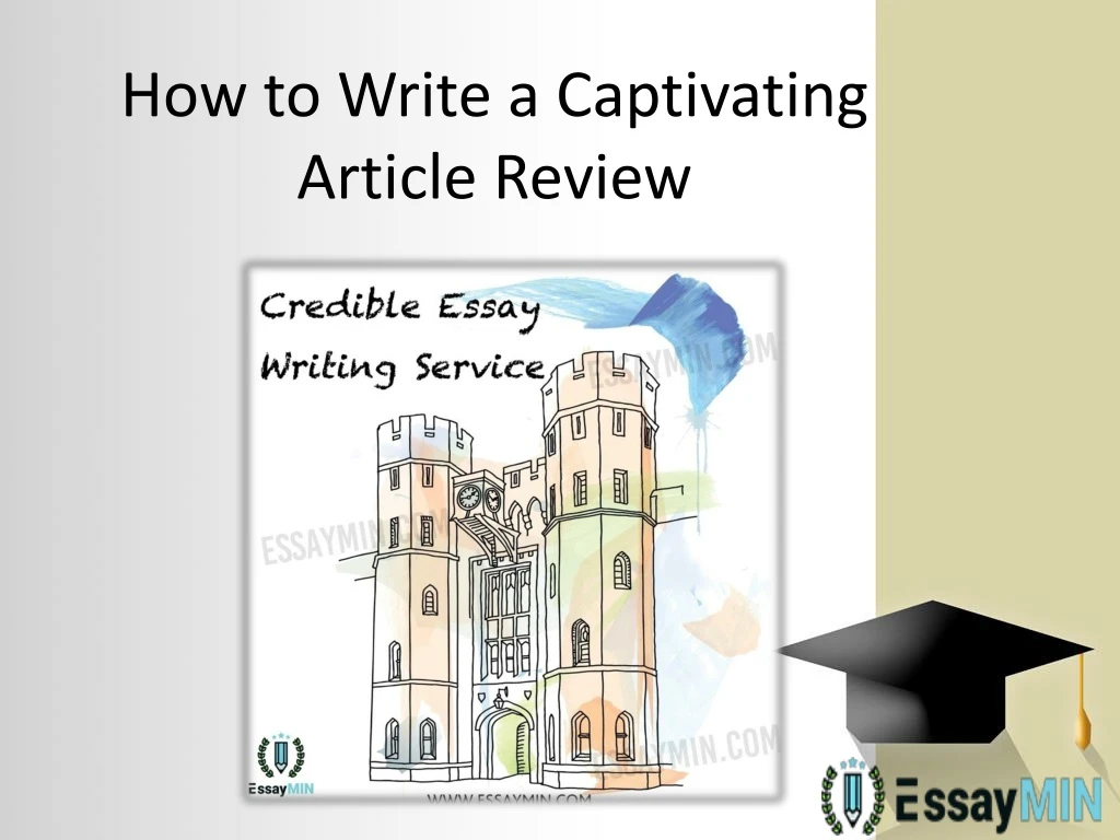 how to write a captivating article review