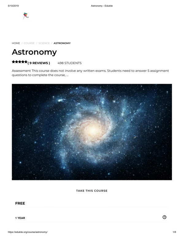 Astronomy - Edukite