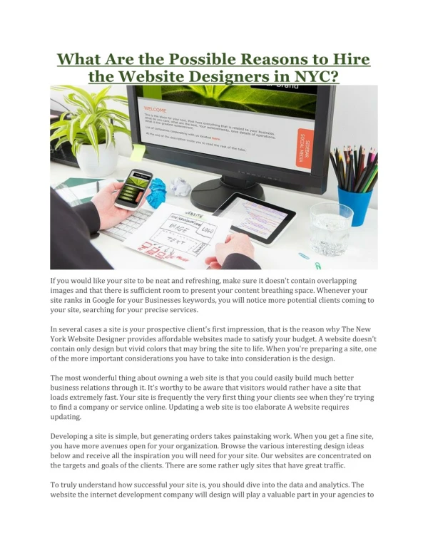 Website designers NYC