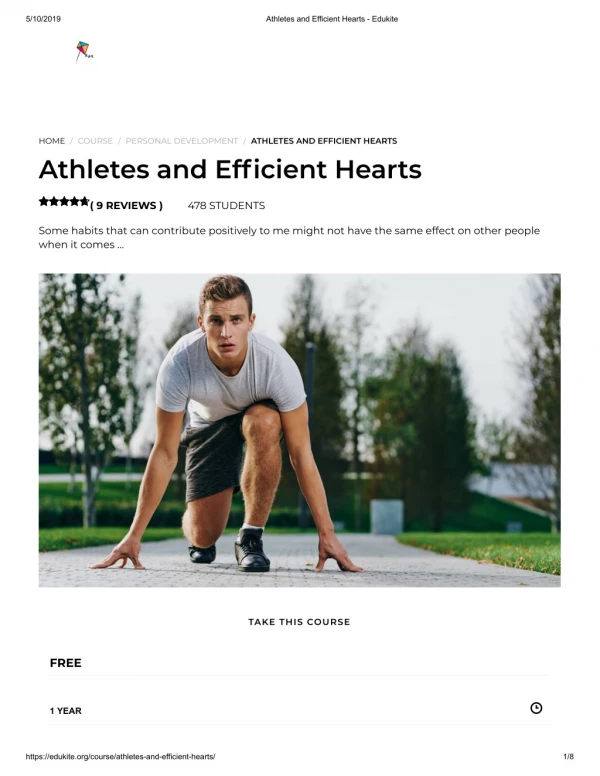 Athletes and Efficient Hearts - Edukite