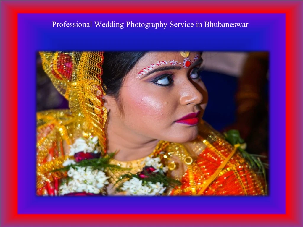 professional wedding photography service