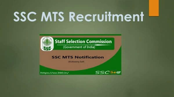 SSC MTS Recruitment 2019 Notification PDF- Online Form, Age, Salary
