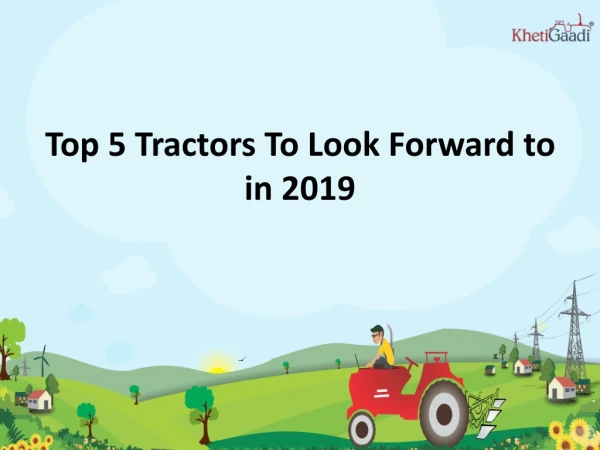 Top 5 tractors in india