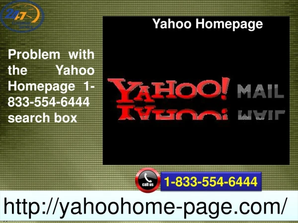 Resolve Yahoo Homepage 1-833-554-6444 load issues