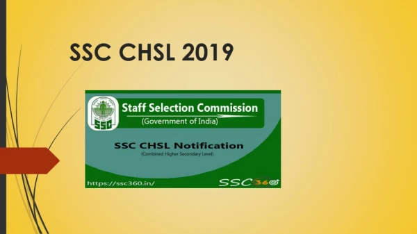SSC CHSL 2019 Notification- Collect SSC CHSL Recruitment 2019 Detaied Info
