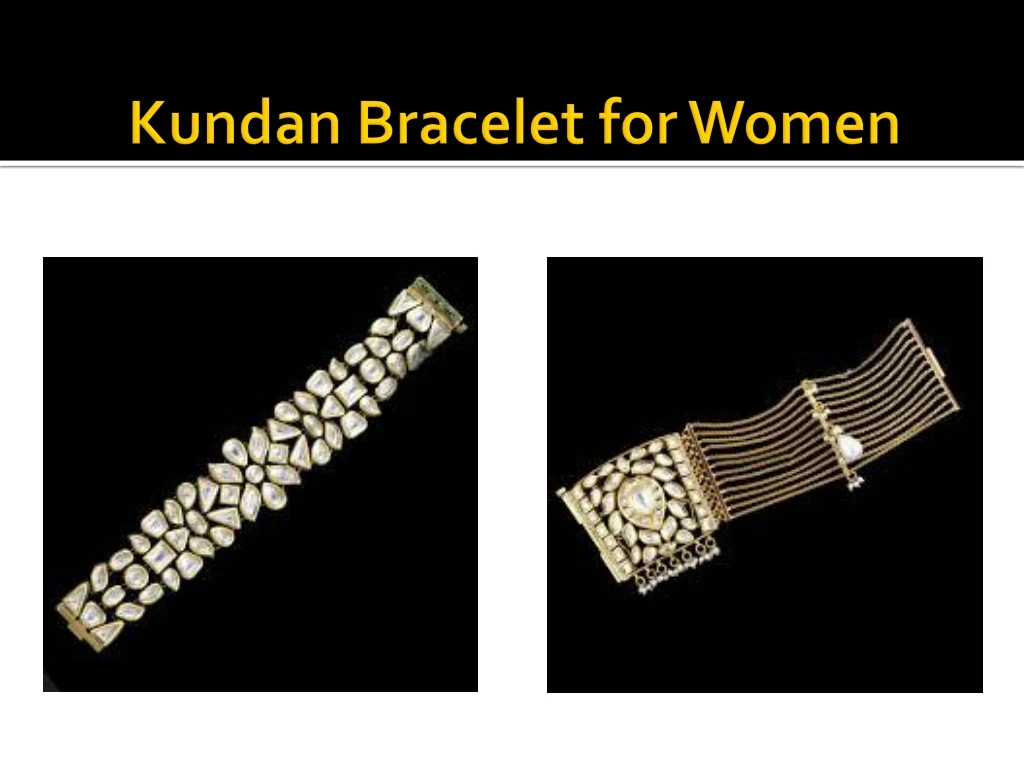 kundan bracelet for women