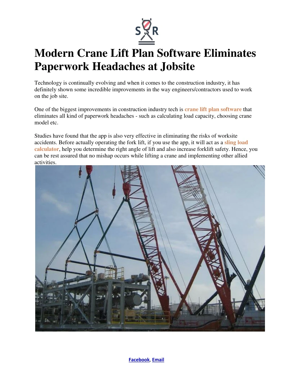 modern crane lift plan software eliminates