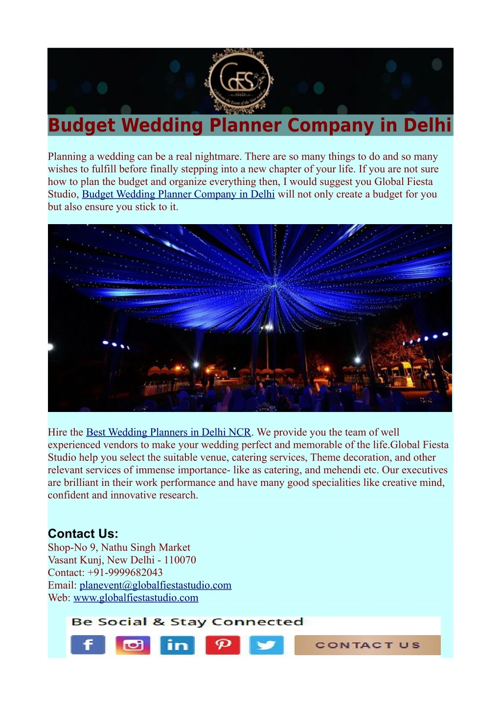 budget wedding planner company in delhi