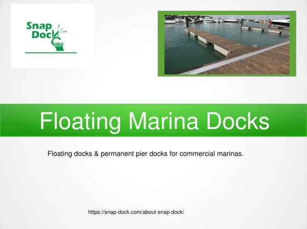 Floating Marina Docks