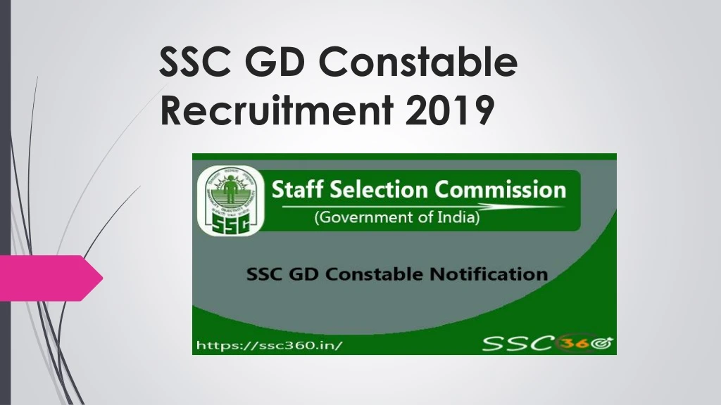 ssc gd constable recruitment 2019