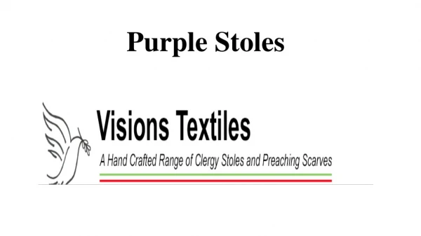 Purple Stoles