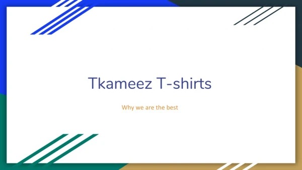 Tkameez T-shirts