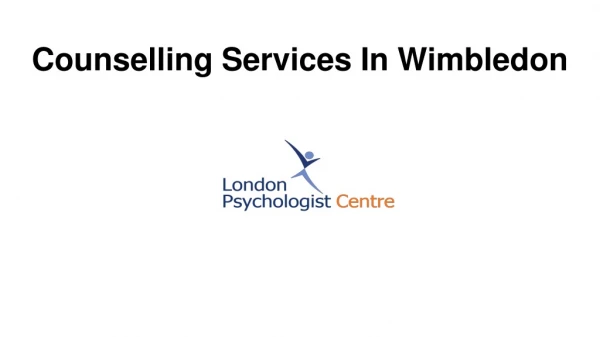 Counselling Services In Wimbledon
