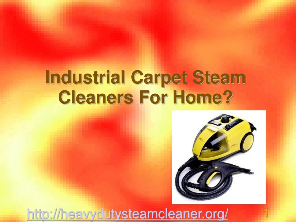 industrial carpet steam cleaners for home