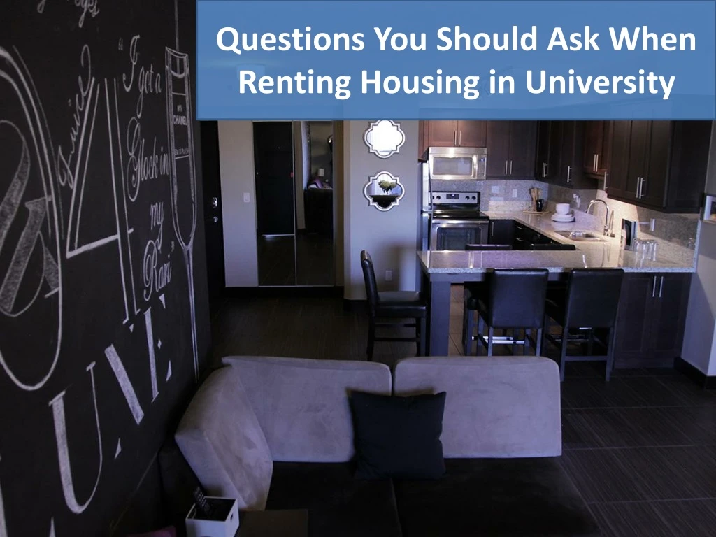 questions you should ask when renting housing