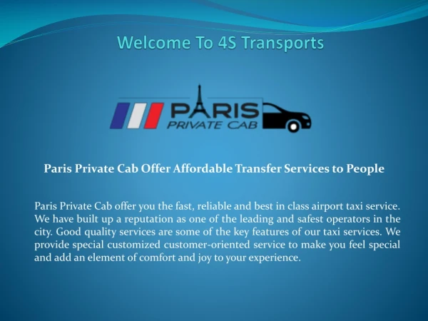 Paris Disney Taxi, Paris Airport Taxi Booking