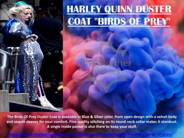 HARLEY QUINN DUSTER COAT "BIRDS OF PREY"