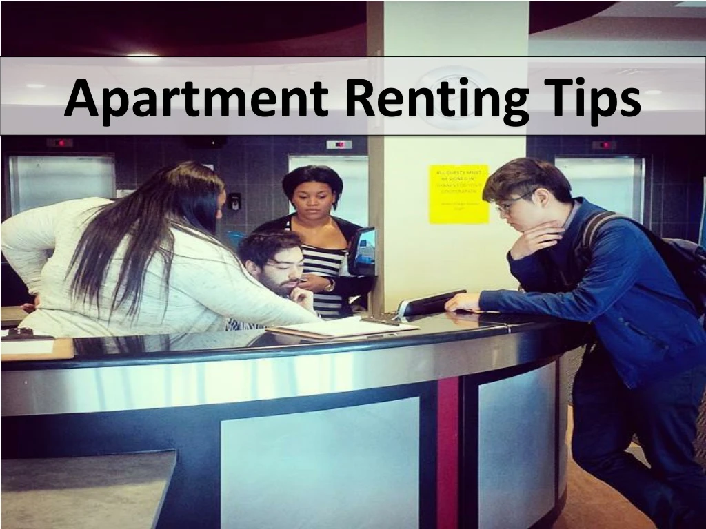 apartment renting tips