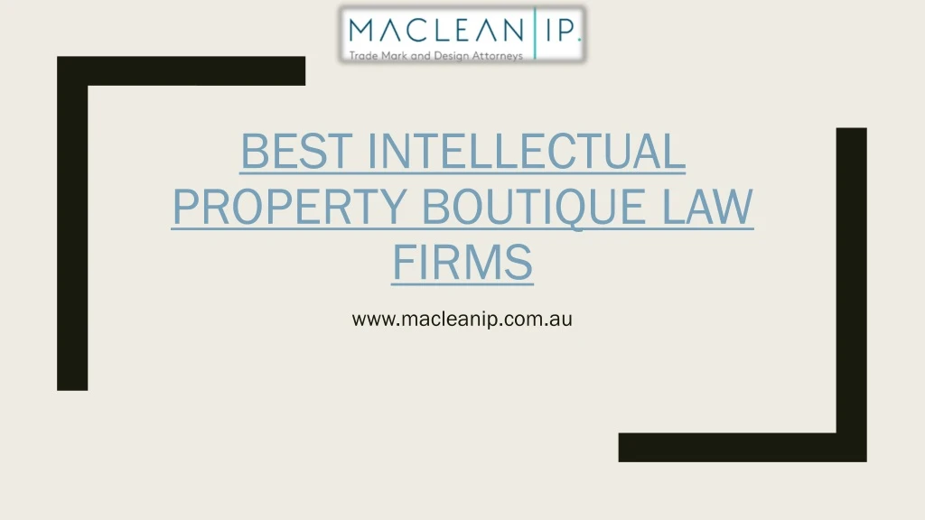 best intellectual property boutique law firms