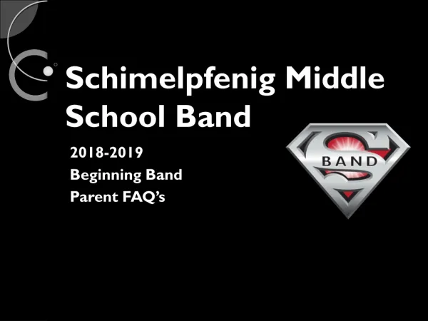 Schimelpfenig Middle School Band