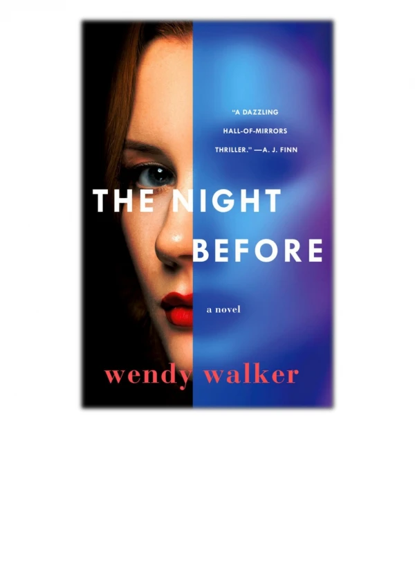 [PDF] The Night Before By Wendy Walker Free Download