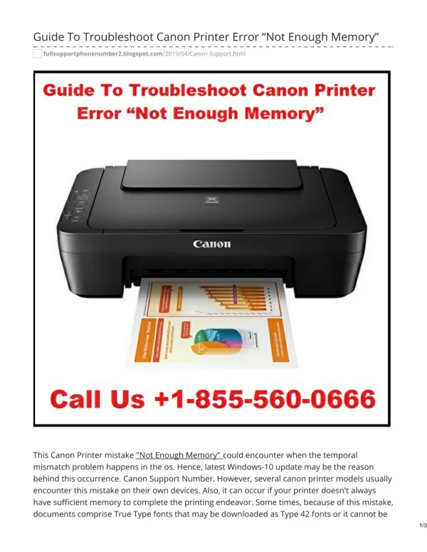Canon Printer Support 1-855-560-0666 Phone Number For Canon Users