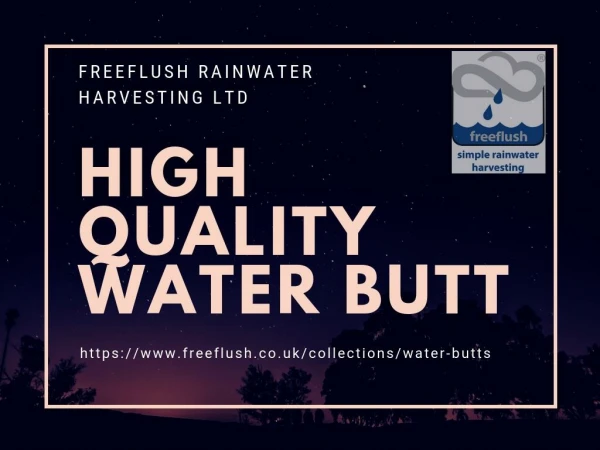 Buy Amazing High Quality Water Butt