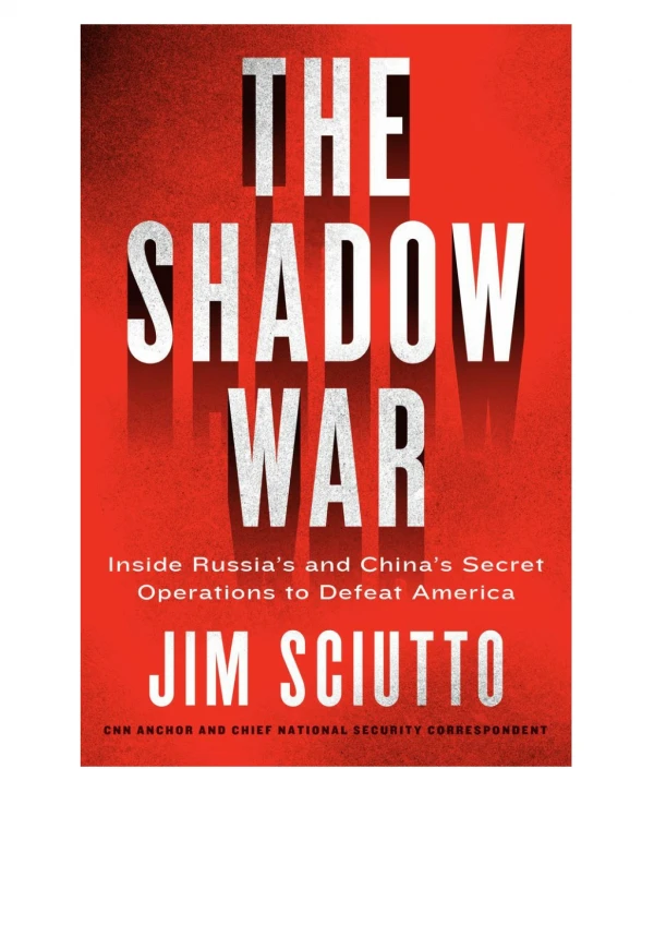 PDF Free The Shadow War