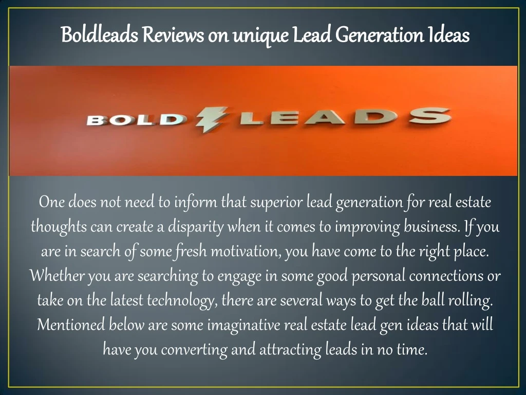 boldleads boldleads reviews on unique lead