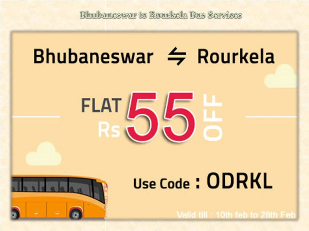 bhubaneswar to rourkela bus services