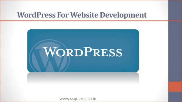 WordPress For Website Development