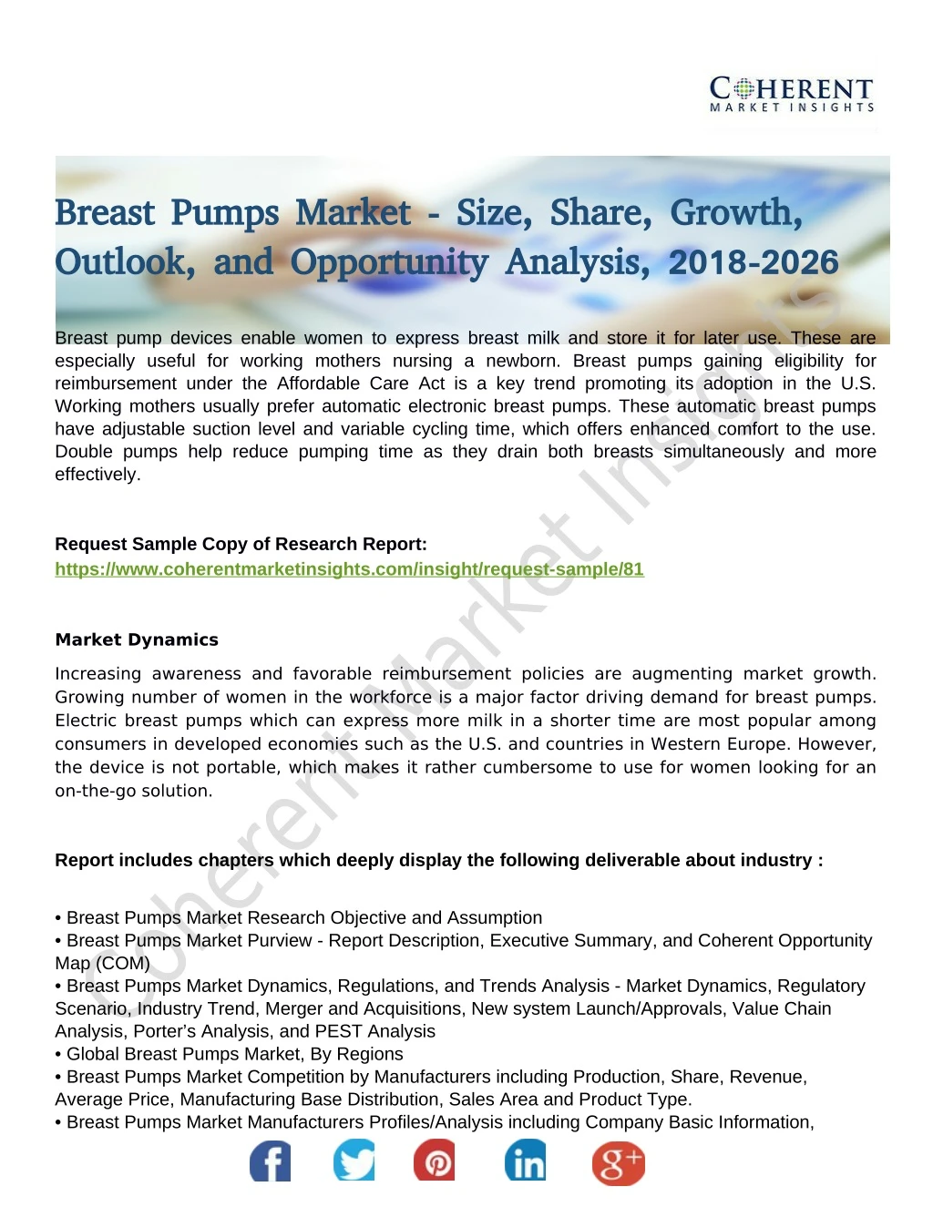 breast pumps market size share growth breast