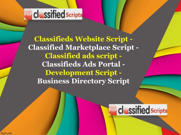 Classified Marketplace Script