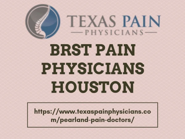Best Pain physicians Houston